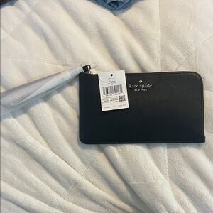 Kate Spade Sleek Black Clutch New with Tags